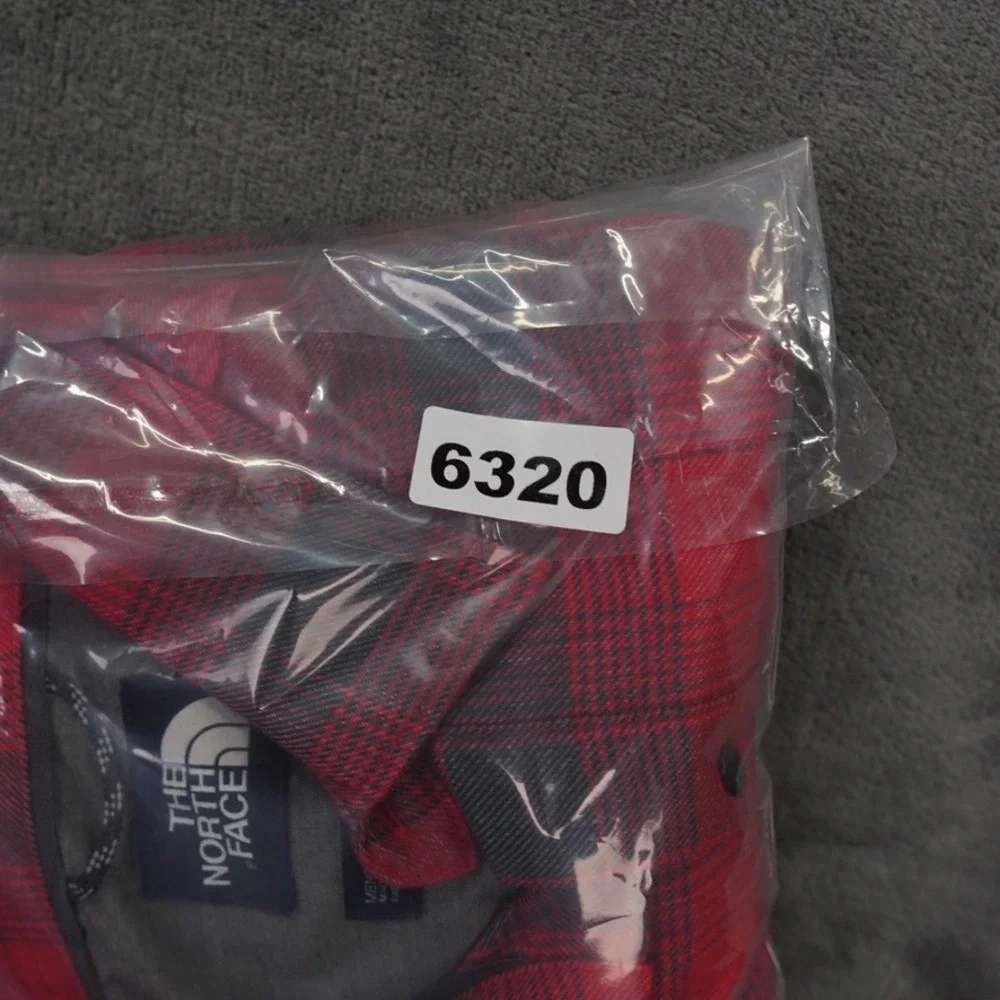 The North Face Flannel Shirt Mens Small Buffalo Plaid Quoggy Jo Ski‎ Bike Board
